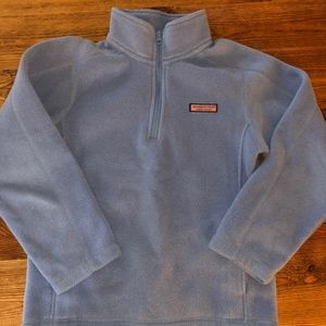 Girls M Vineyard Vine 1/2 Zip Pull Over Fleece